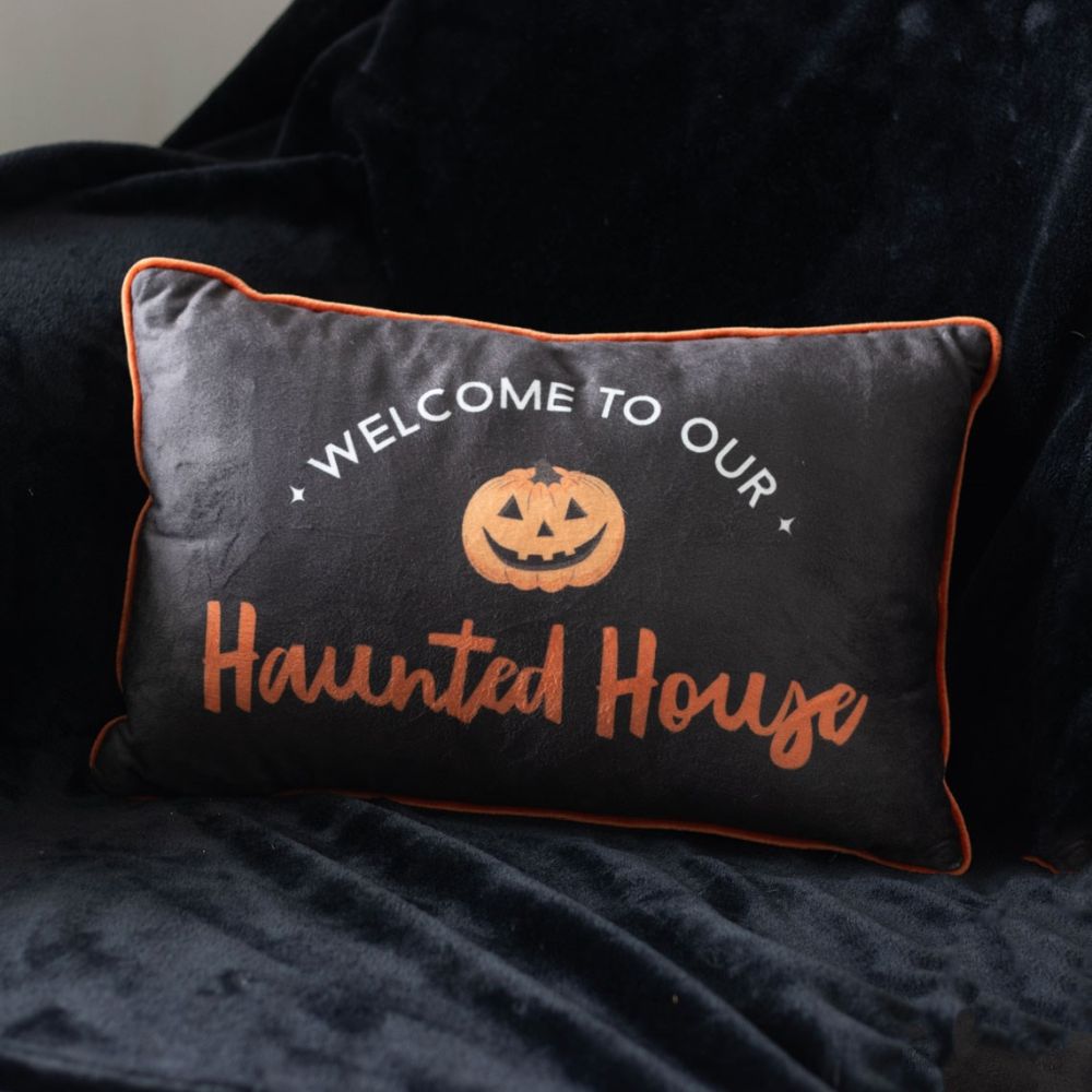 Something Different - 40cm Rectangular Haunted House Kussen - Multicolours
